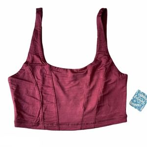 Free People Intimately Be Cool Brami Raspberry